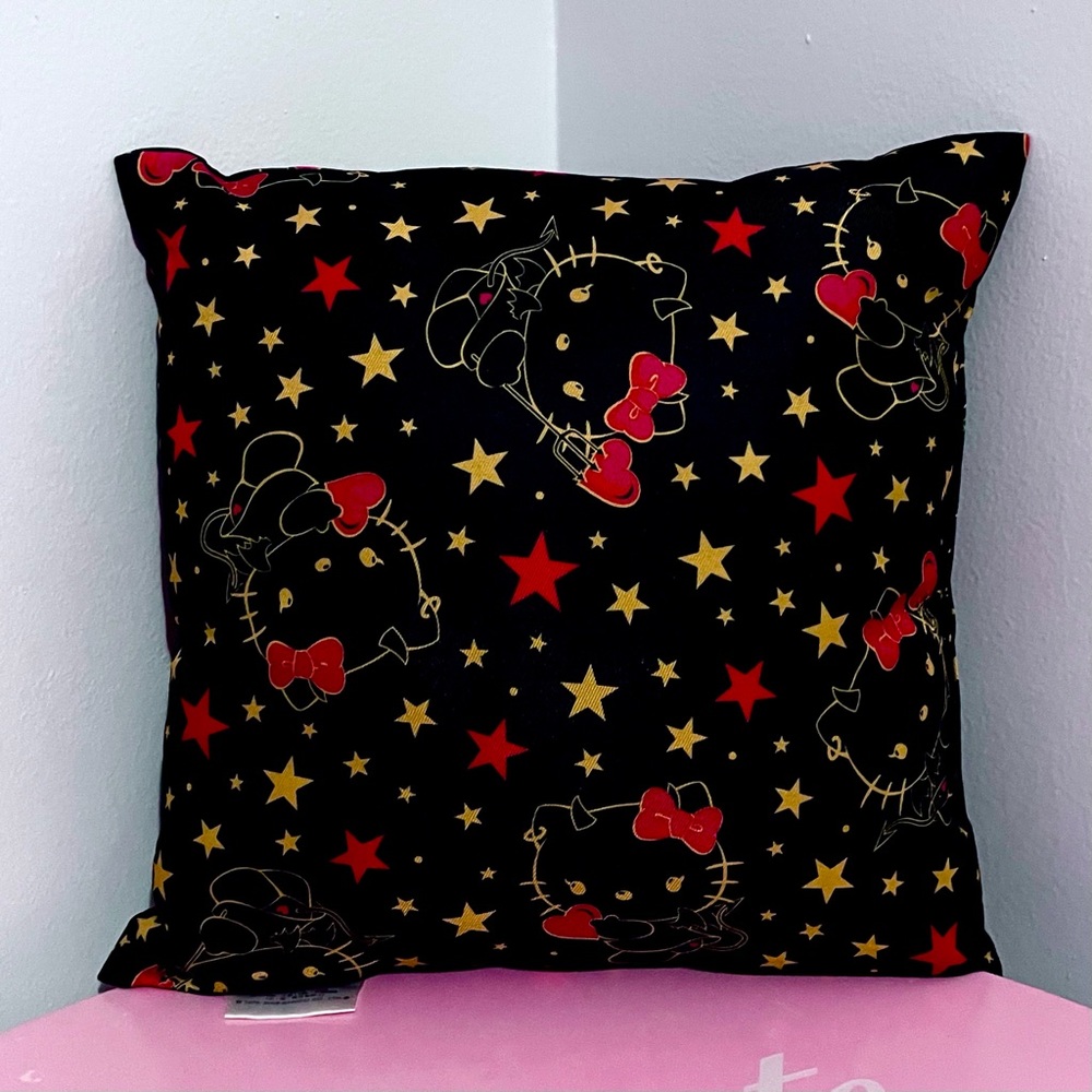 Hello Kitty Devil Pillow 🖤